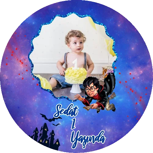 Harry Potter Temalı Yuvarlak Açacak Magneti